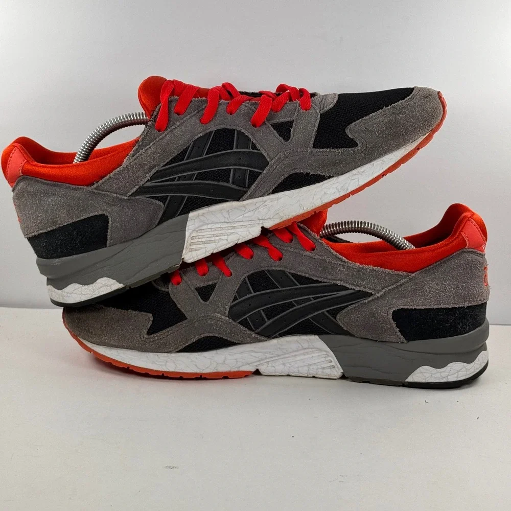 Asics Gel Lyte V Men's size 12 High Voltage Orange Suede Mesh Sneakers H515L